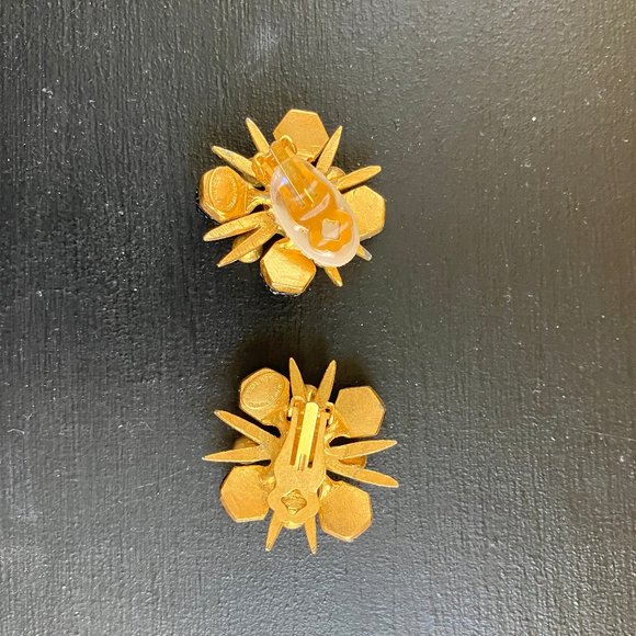 Caviar and "Diamonds" Earrings - Picture 2 of 2